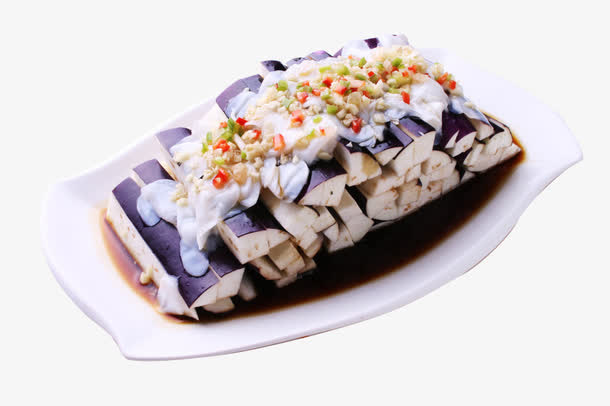 乌鱼片蒸茄子免抠
