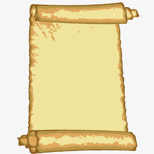 矢量书写复古书本纸张免抠