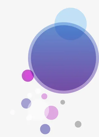 矢量炫彩圆球底纹免抠