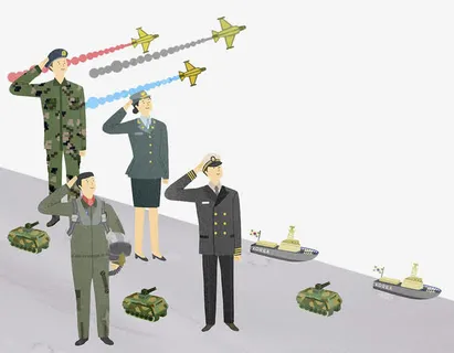 敬礼的党国人免抠