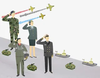 敬礼的党国人免抠