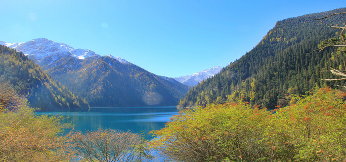 九寨沟山川河流美景高清