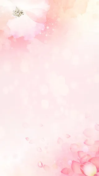 唯美粉色背景图高清