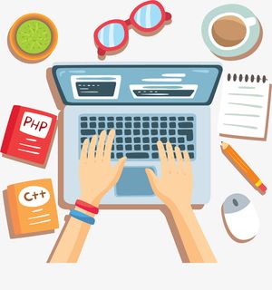 自学编程电脑代码免抠