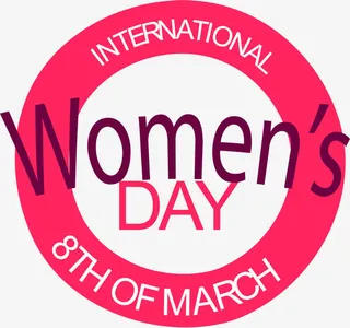 三八节女生节标签免抠