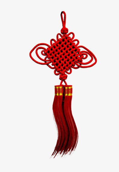 红色中国结免抠