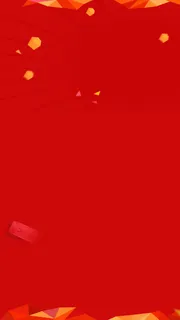 红色扁平几何元素H5背景素材高清