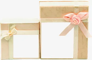 礼品盒相框免抠