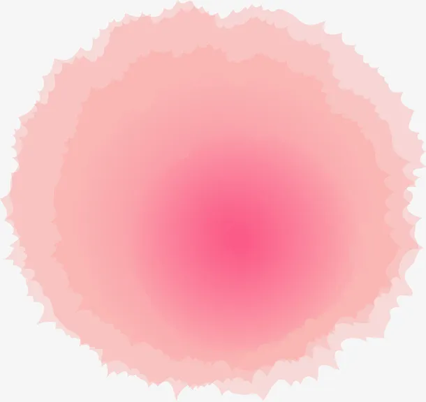 创意粉色涂鸦免抠