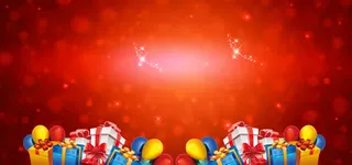 淘宝天猫双红色背景