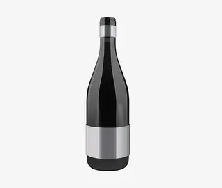 透明玻璃啤酒瓶矢量图免费下载免抠