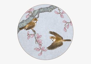 鸟语花香小鸟依人免抠