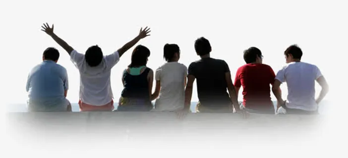 坐着的人物背影免抠装饰其他装饰图案元素