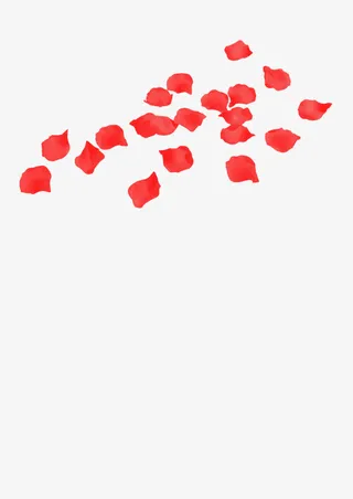 玫瑰花瓣免抠