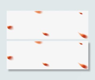 橙色简约花瓣漂浮素材免抠