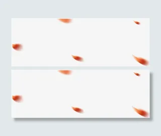 橙色简约花瓣漂浮素材免抠