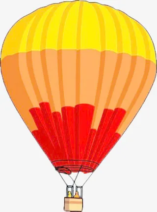 热气球 六一 儿童节免抠