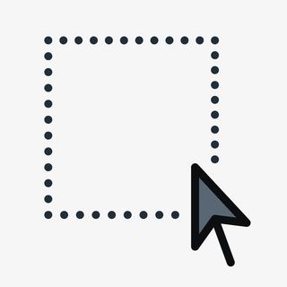 灰色虚线方框点击按钮免抠