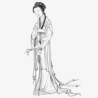 手绘古代人物免抠