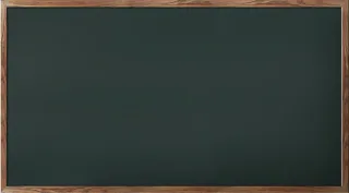 开学季黑板粉笔海报免抠