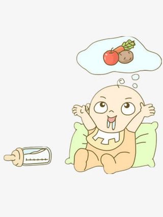 想吃东西的婴儿免抠