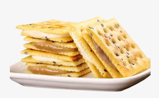 松脆夹心苏打饼干免抠