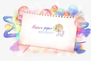 创意水彩绘画图片免抠