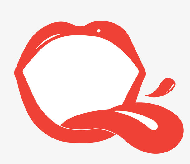 伸舌头的大嘴巴免抠