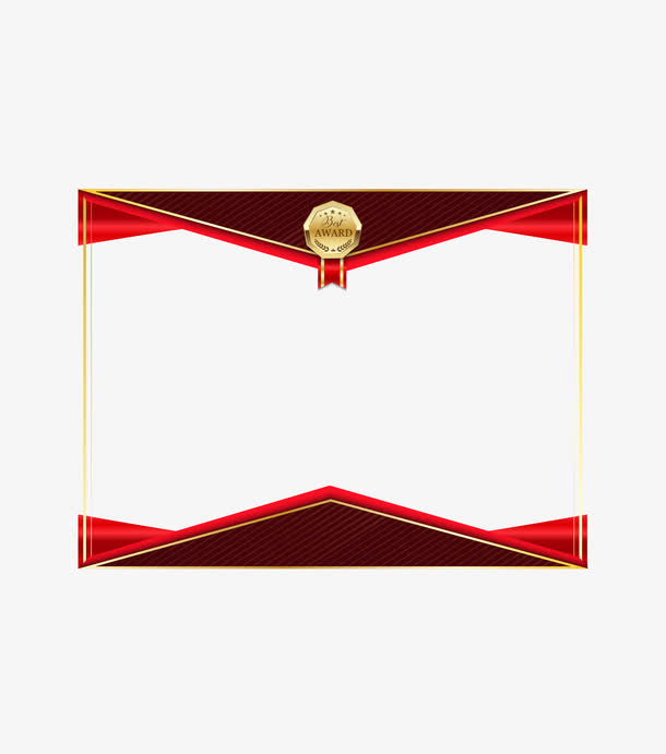 高档证书边框纹理免抠