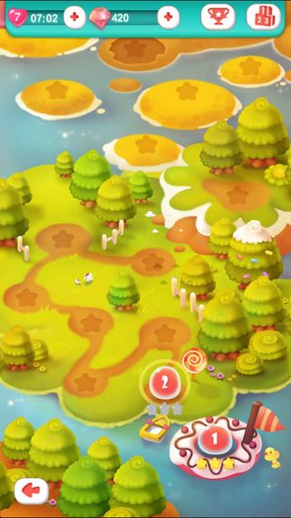 手绘卡通游戏过关地图免抠