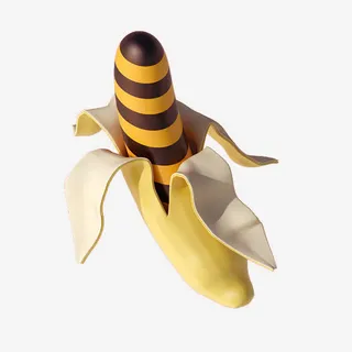 香蕉潮流元素免抠