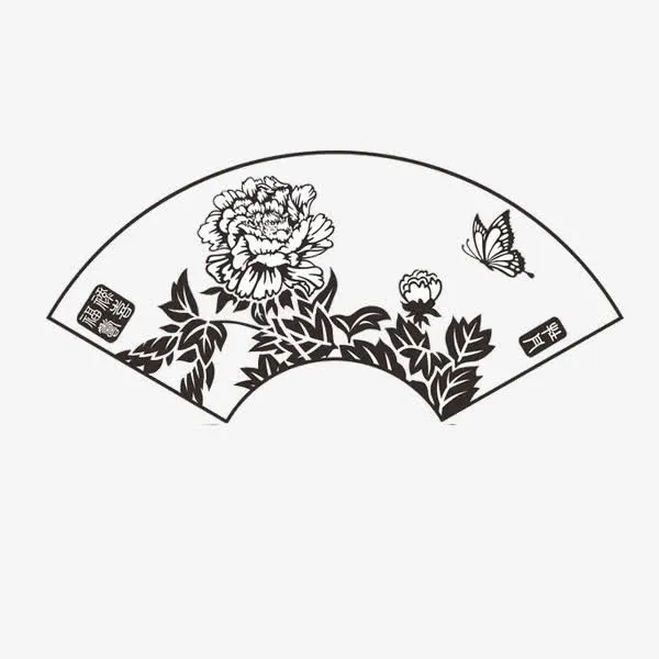 扇形边框免抠