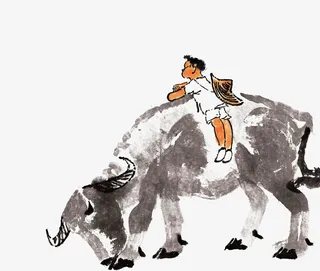 放牛的小孩免抠