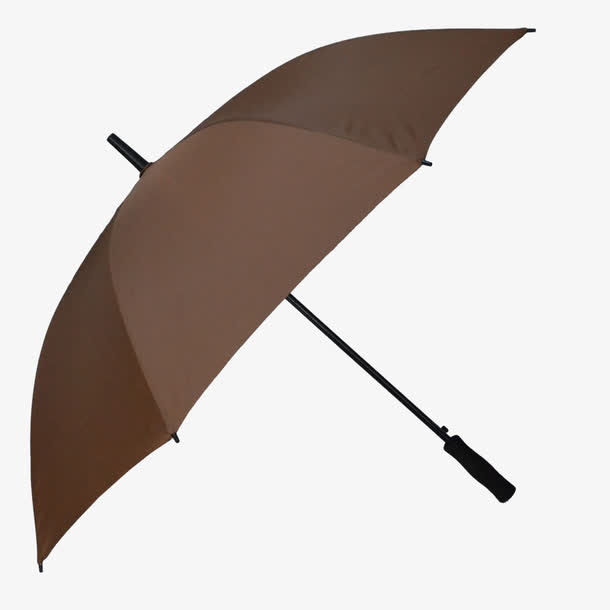 长柄雨伞自动开收黑胶天堂伞免抠