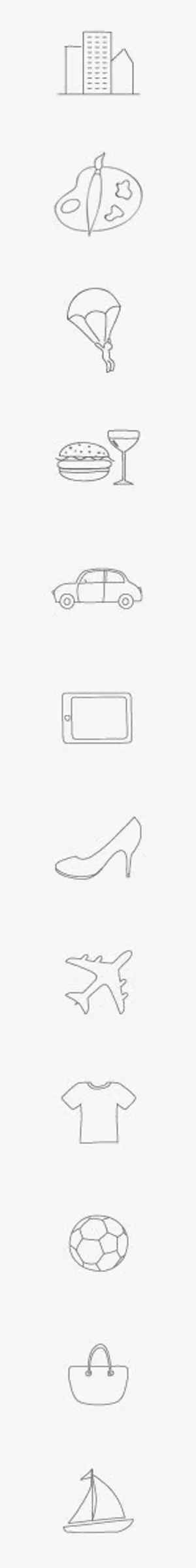 卡通简笔画房子海报背景