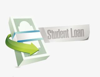 纸币与学生贷款免抠