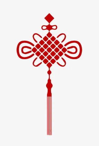 红色中国结免抠