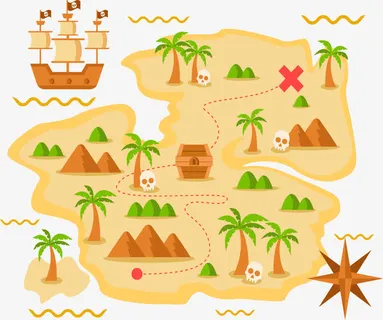 航海寻找宝藏免抠