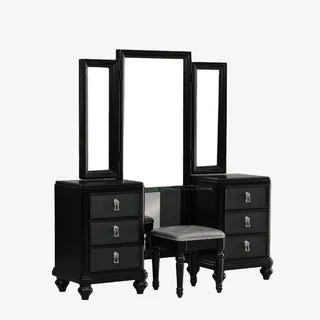 实木梳妆台免抠