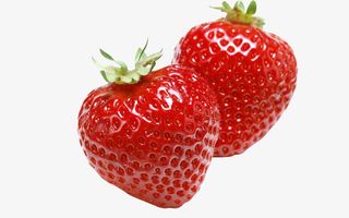 草莓水果食物夏季免抠