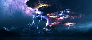 炫彩大气星空banner背景装饰高清