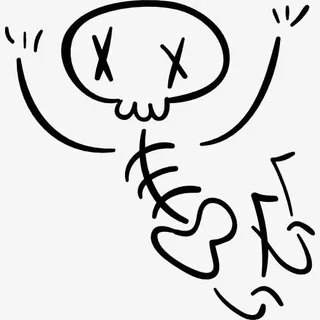 万圣节骷髅图标免抠