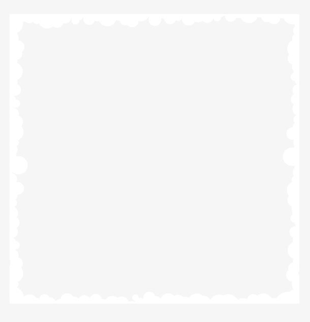 白色云朵边框免抠