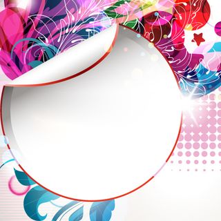 激情绚丽花纹背景图高清