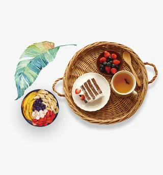 下午茶元素免抠