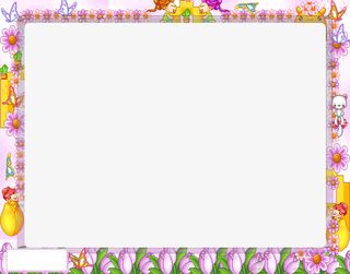 卡通风景边框免抠