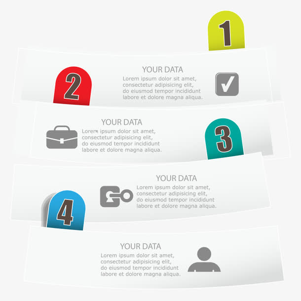 数字商业标签矢量免抠