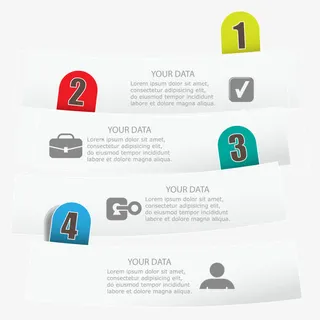 数字商业标签矢量免抠