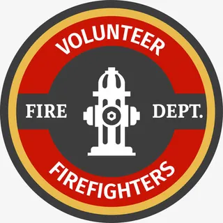 圆形灰色消防标签免抠