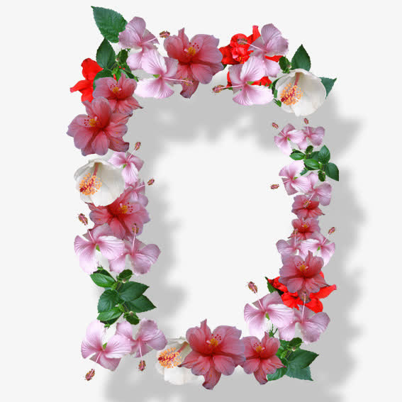 美丽的花环免抠